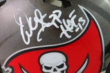 Warren Sapp Autographed Bucs F/S Speed Authentic Helmet w/ HOF- Beckett W*White