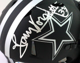Tony Dorsett Autographed Dallas Cowboys Eclipse Mini Helmet - Beckett Witness *Silver