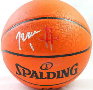 John Wall Autographed NBA Spalding Basketball w/ Rockets Logo - Beckett Witness *Silver