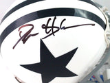 Deion Sanders Autographed Dallas Cowboys White 2004 Mini Helmet- Beckett W *Black