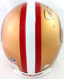 Deion Sanders Signed SF 49ers Full Size Authentic Helmet w/ HOF- Beckett W *Blk