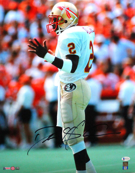 Deion Sanders Autographed 49ers 16x20 Close Up HM Photo- Beckett W Aut –  The Jersey Source