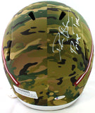 Deion Sanders Autographed Florida State F/S Camo Helmet w/ Primetime- Beckett W *White Image 4