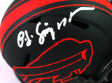 OJ Simpson Autographed Buffalo Bills Eclipse Mini Helmet- JSA W Auth *Silver