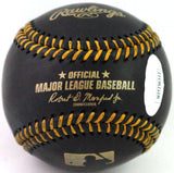 Charlie Sheen Autographed Rawlings OML Black Baseball- JSAW *Gold