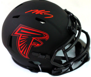 Michael Vick Autographed Falcons Eclipse Speed Mini Helmet- JSA W *Red*top