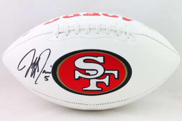 Jeff Garcia Autographed San Francisco 49ers Logo Football- Beckett W Authenticated