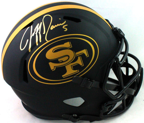 Jeff Garcia Autographed San Francisco 49ers F/S Eclipse Speed Helmet- Beckett W Auth *Gold