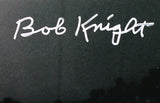 Bob Knight Autographed 16x20 Black & White Chair Photo- JSA W *White