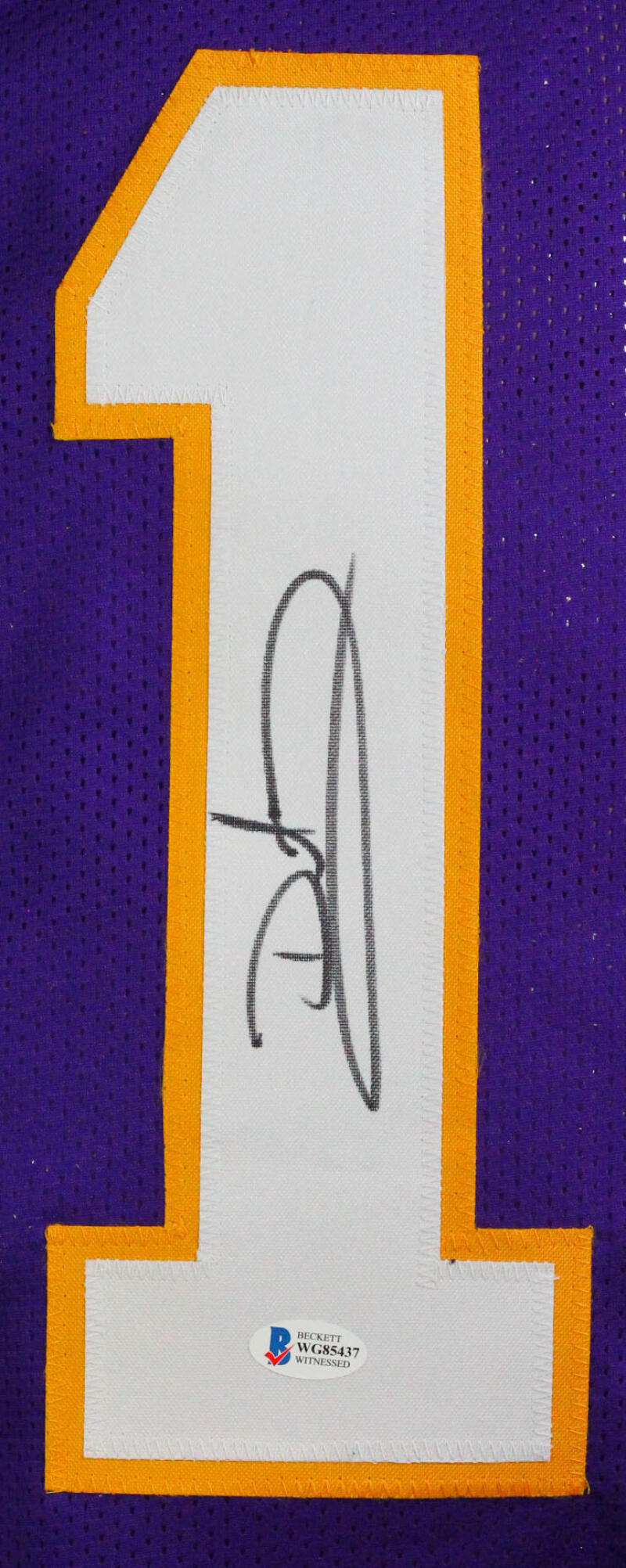 Daunte Culpepper Autographed Minnesota (Purple #11) Custom Jersey - Beckett