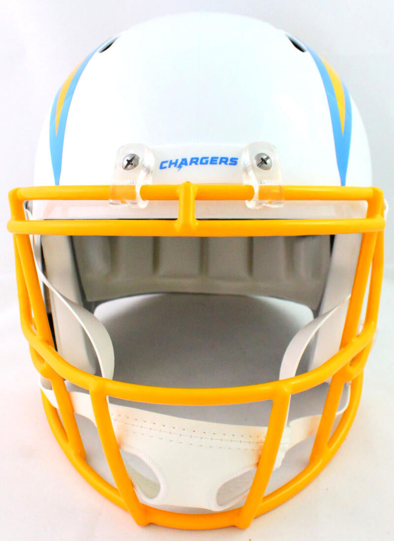 Shawne Merriman Autographed Chargers F/S 2020 Speed Helmet- Beckett W – The  Jersey Source