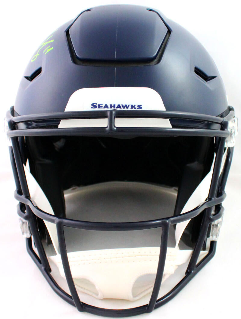 DK Metcalf Autographed Seattle Seahawks Lunar Speed F/S Helmet- Becket –  The Jersey Source