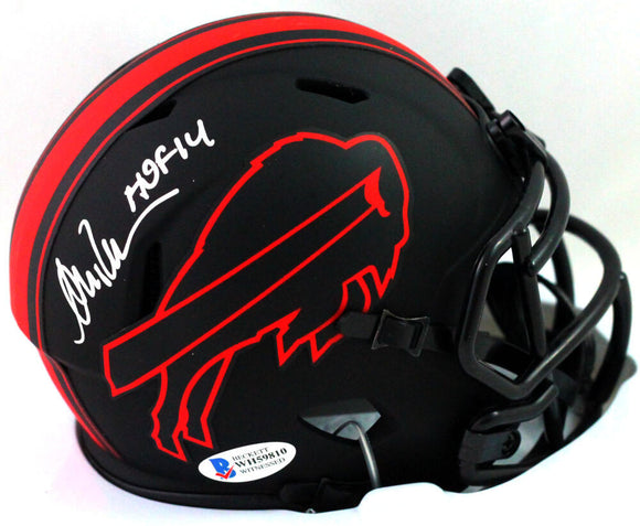 Andre Reed Autographed Bills Eclipse Speed Mini Helmet W/ Insc