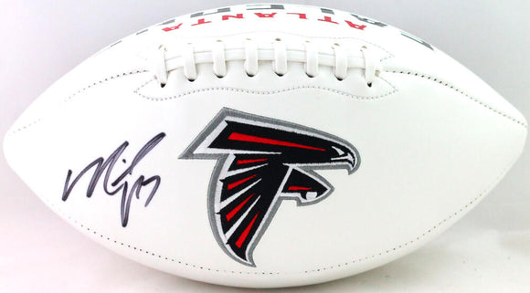 Michael Vick Autographed Atlanta Falcons Logo Football - JSA W Auth *B –  The Jersey Source