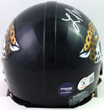 Laviska Shenault Autographed Jacksonville Jaguars Mini Helmet- Beckett W *Silver Image 3