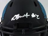 Laviska Shenault Autographed Jaguars Eclipse Speed Mini Helmet- Beckett W*Silver Image 2