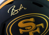 Brandon Aiyuk Autographed 49ers Authentic Eclipse Speed FS Helmet Beckett W*Gold