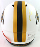 Patrick Willis Signed 49ers Lunar Authentic FS Helmet w/ 3 Insc- Beckett W *Gold