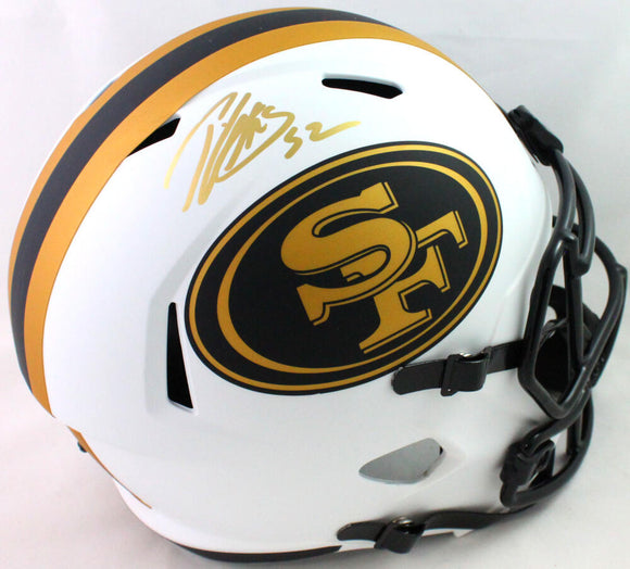 Patrick Willis Autographed 49ers Lunar Speed Full Size Helmet- Beckett W *Gold