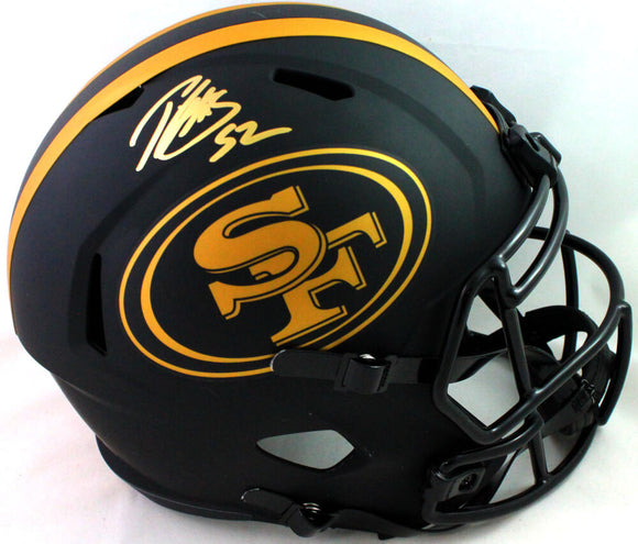 Patrick Willis Autographed 49ers Eclipse Speed Full Size Helmet- Beckett W *Gold