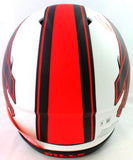 Stefon Diggs Autographed Authentic Bills Lunar Speed F/S Helmet- Beckett W *Red