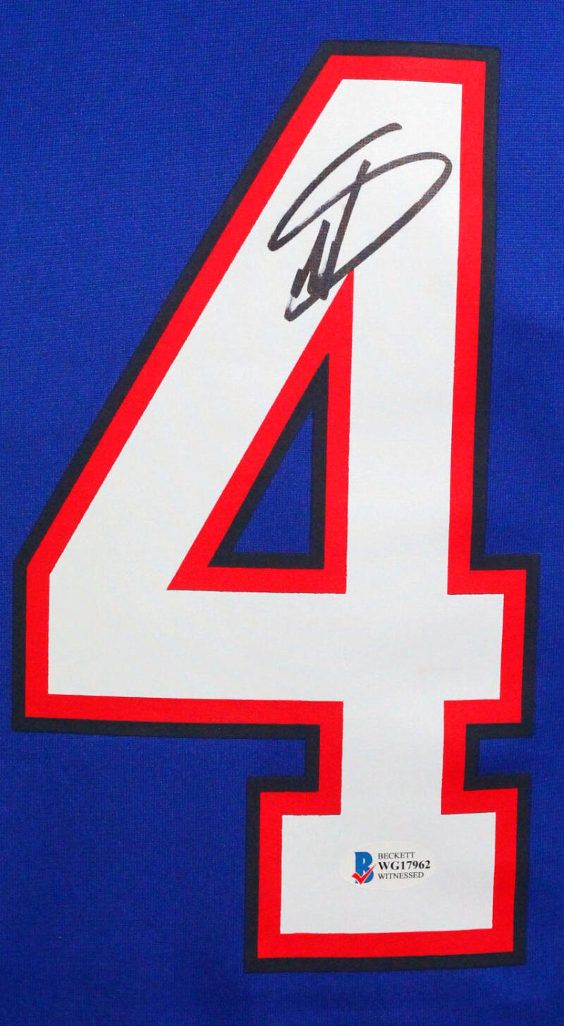 Stefon Diggs Autographed Buffalo Bills Blue Nike Game Jersey