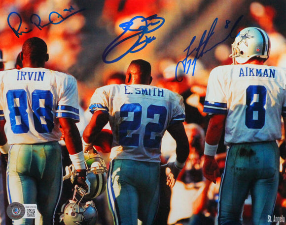 Michael Irvin Dallas Cowboys Autographed Framed 8 x 10 vs. St