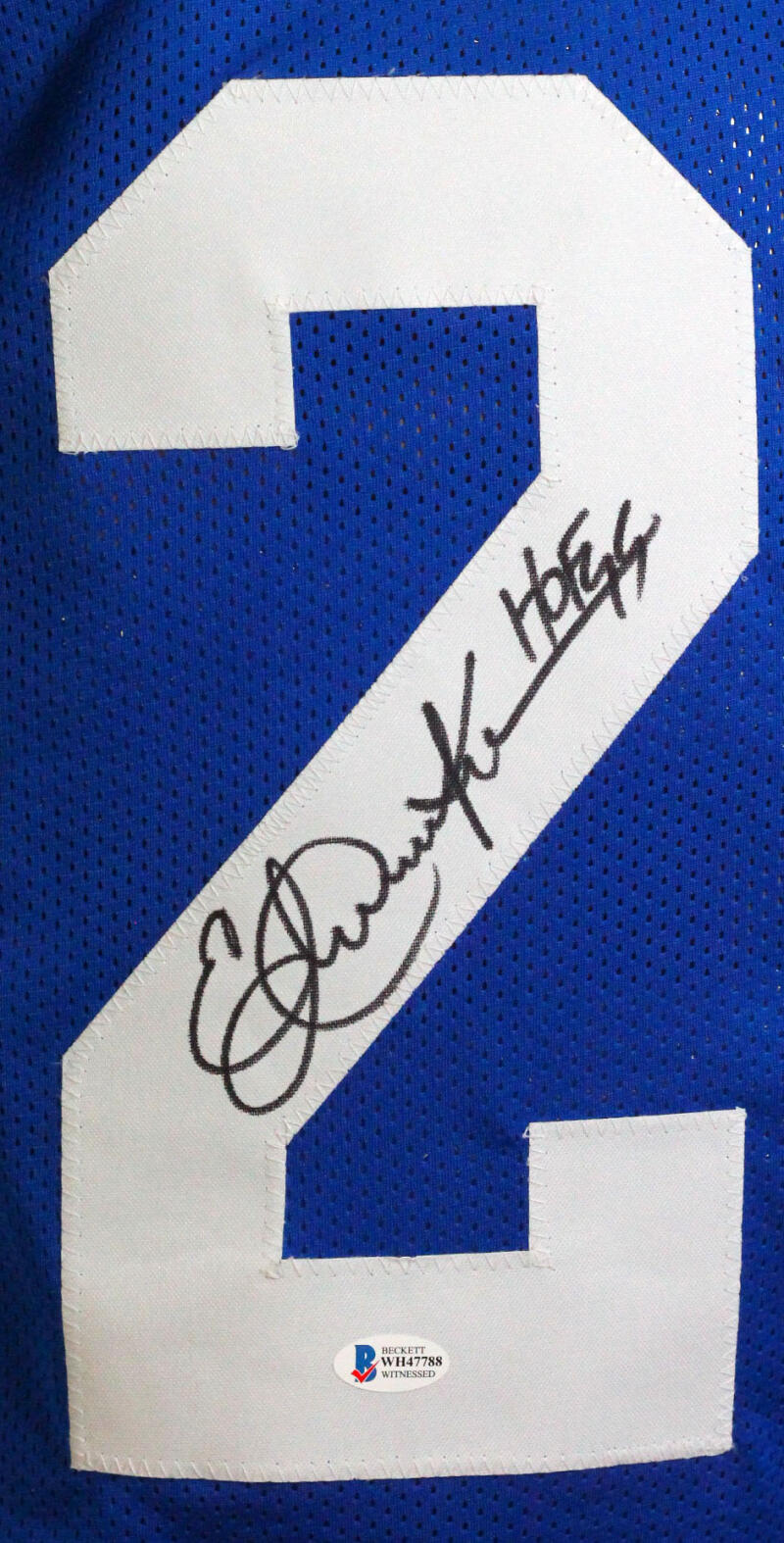 Eric Dickerson Autographed Signed Jersey - Royal - Beckett