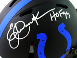 Eric Dickerson Signed Colts FS Eclipse Speed Authentic Helmet HOF-Beckett W *Sil