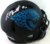 Laviska Shenault Signed Jaguars Authentic Eclipse Speed FS Helmet- Beckett W*Sil Image 1