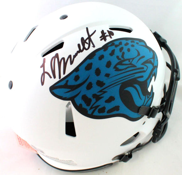 Laviska Shenault Signed Jaguars Authentic Lunar Speed FS Helmet- Beckett W*Black Image 1