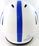 Peyton Manning Autographed Colts Lunar F/S Speed Authentic Helmet- Fanatics *Blue Image 4