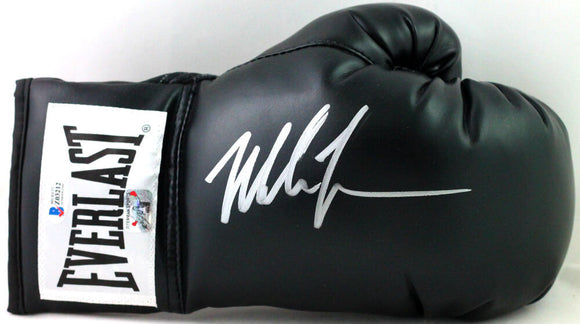 Mike Tyson Autographed Black Everlast Boxing Glove- Beckett Auth *Right Image 1