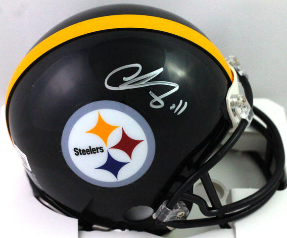 Chase Claypool Autographed Pittsburgh Steelers Eclipse Mini Helmet - B –  The Jersey Source