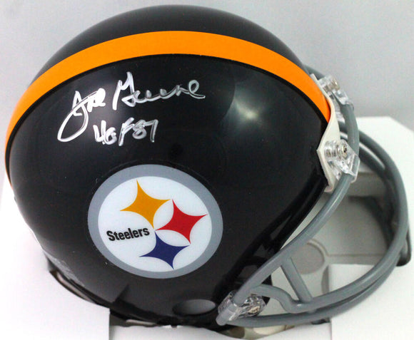 Joe Greene Autographed Steelers 1963-76 TB Mini Helmet w/ HOF -Beckett –  The Jersey Source