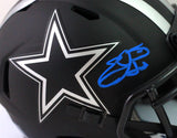 Emmitt Smith Autographed Dallas Cowboys Eclipse Speed Mini Helmet- Beckett W Auth *Blue FRONT