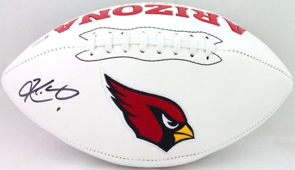 Kyler Murray Autographed Arizona Cardinals Logo Football- Beckett W *Black
