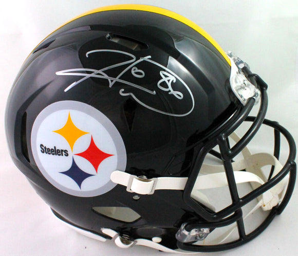 Hines Ward Autographed Steelers F/S Speed Authentic Helmet - Beckett W *silver