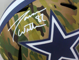 Jason Witten Autographed Dallas Cowboys Camo Speed F/S Helmet w/insc- Beckett W *White Image 2