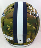 Jason Witten Autographed Dallas Cowboys Camo Speed F/S Helmet w/insc- Beckett W *White Image 5