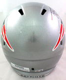 Ty Law Autographed New England Patriots F/S Speed Helmet w/ HOF- Beckett W*Black