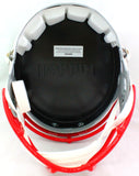 Ty Law Autographed New England Patriots F/S Speed Helmet w/ HOF- Beckett W*Black