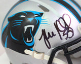 Luke Kuechly Autographed Carolina Panthers Speed Mini Helmet- Beckett W Hologram *Black Image 2