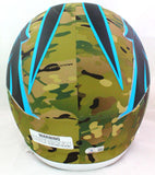 Luke Kuechly Autographed Carolina Panthers Camo F/S Helmet- Beckett W *Baby Blue