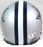 Ezekiel Elliott Autographed Dallas Cowboys Mini Helmet-Beckett W Hologram *Black Image 3