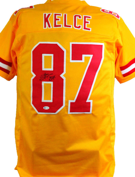 Travis Kelce Autographed Chiefs Nike Black RFLCTV Jersey- Beckett W Ho –  The Jersey Source