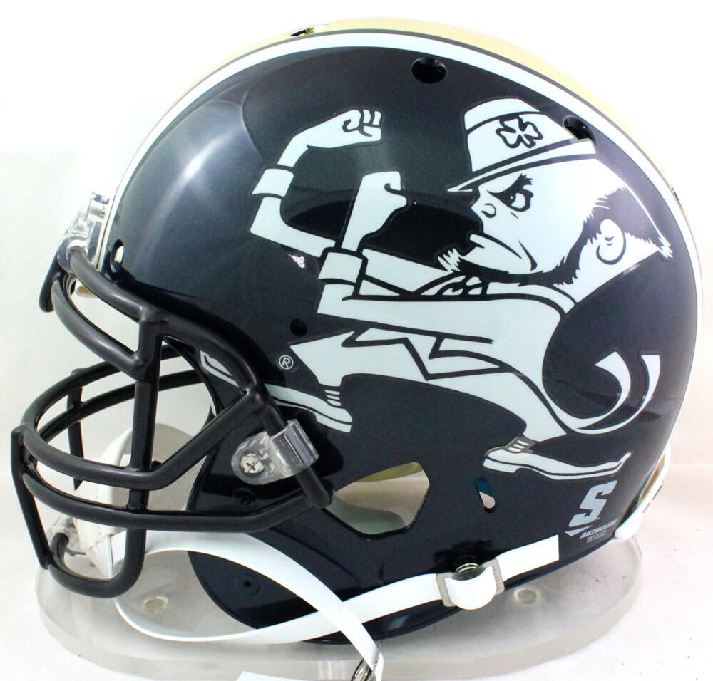 CHASE CLAYPOOL Notre Dame Fighting Irish CHROME SIGNED Full-Size Helmet BAS  COA