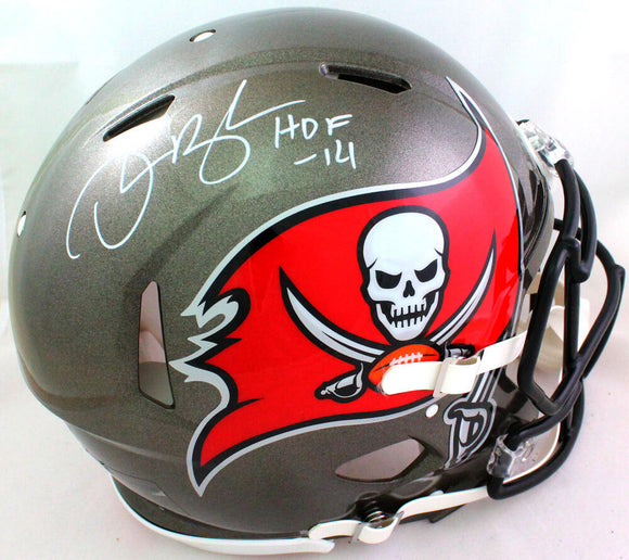 Derrick Brooks Signed Buccaneers F/S Speed Authentic Helmet w/HOF-Beckett W Hologram *White Image 1
