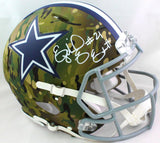 Ezekiel Elliott Autographed Cowboys Authentic Camo F/S Helmet- Beckett W *White Image 1