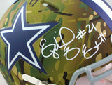 Ezekiel Elliott Autographed Cowboys Authentic Camo F/S Helmet- Beckett W *White Image 2